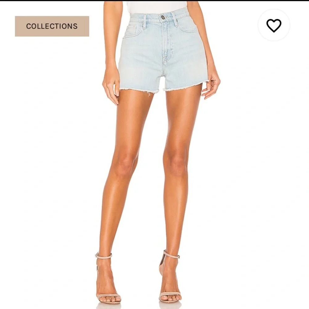 FRAME Denim Distressed Le Vintage Jean Short